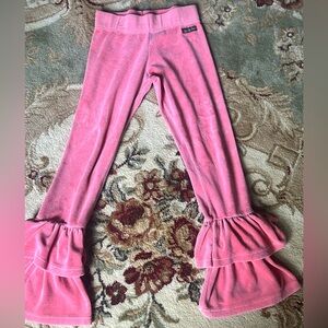 Youth girls peach velvet Matilda Jane pants